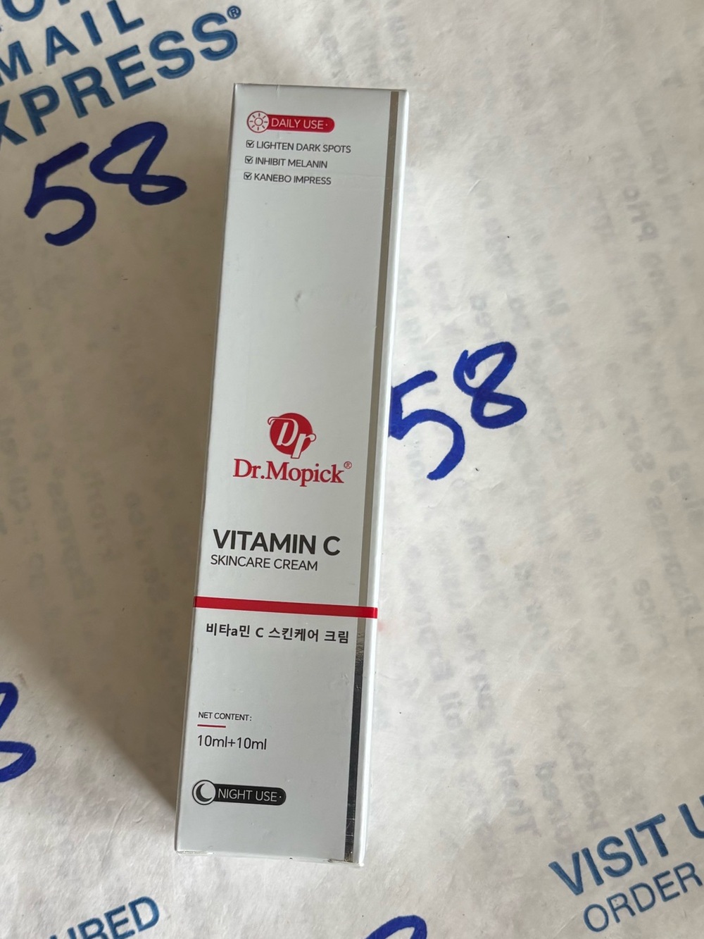 Dr. Mopick Vitamin C Skincare Cream/10ml+10ml/ Night Use